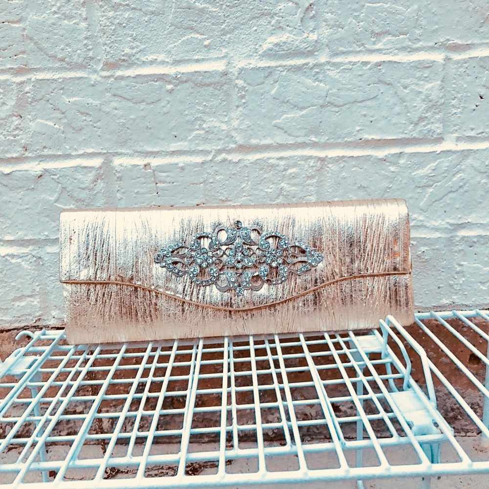 Gold wedding event clutch
